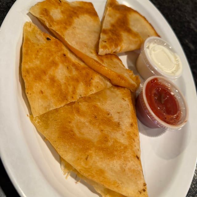 Cheese Quesadilla.