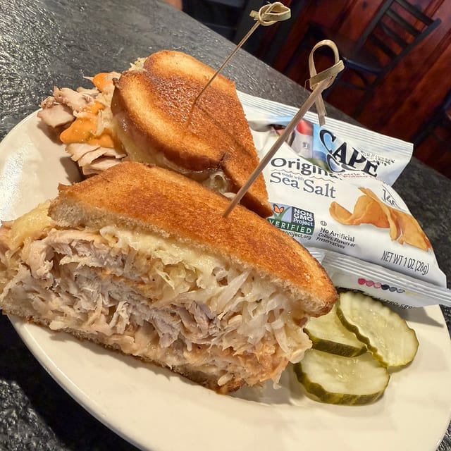 Turkey Reuben Sandwich.