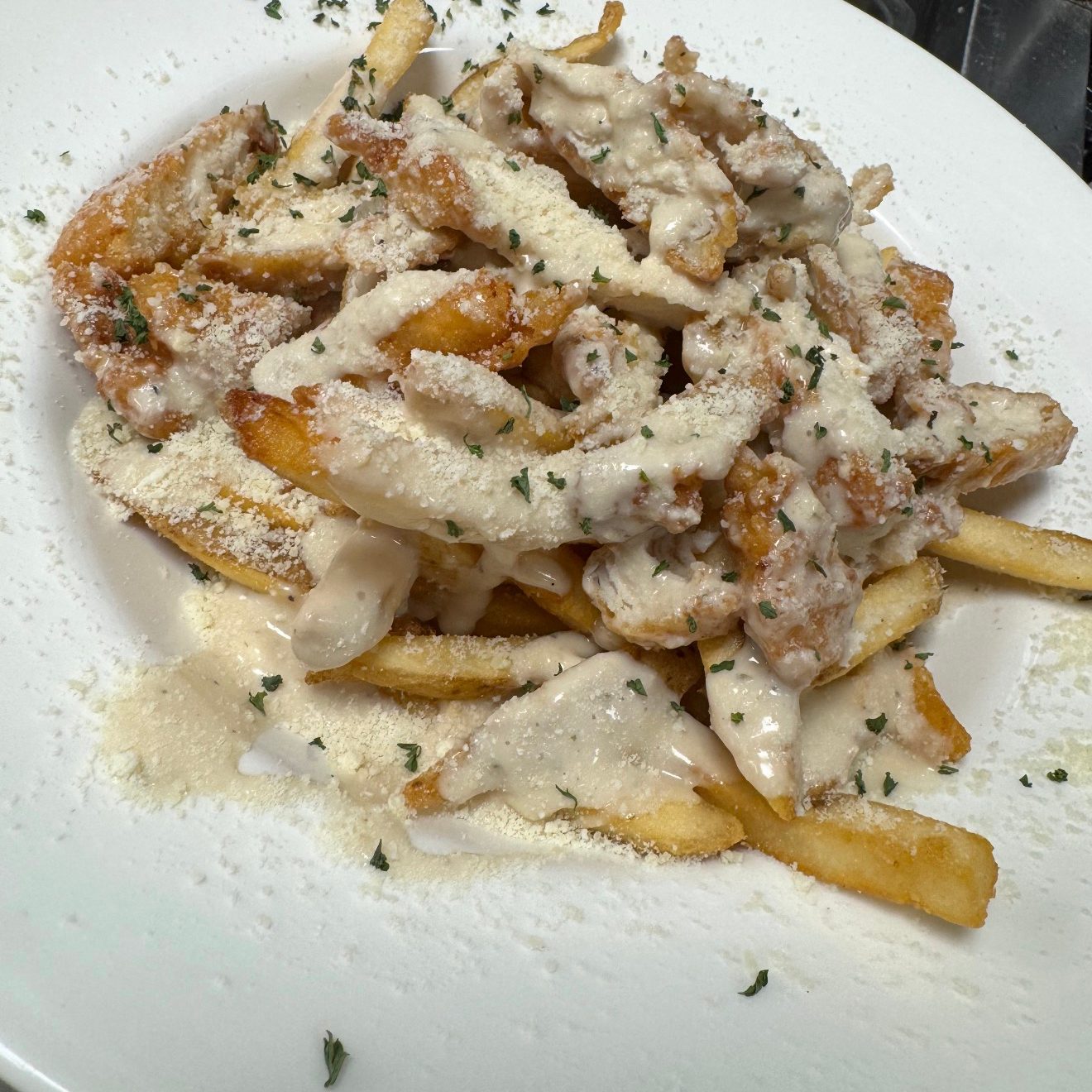 Garlic Parmesan Fries / Tots.