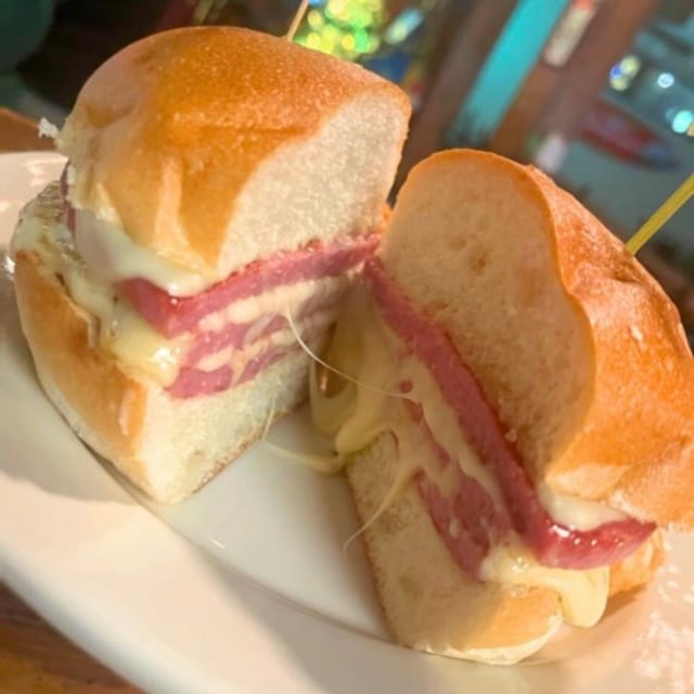 Pork Roll & Cheese Sandwich.