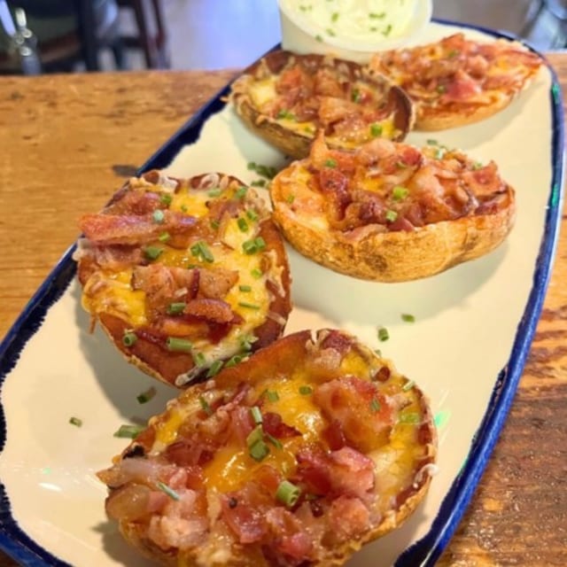 Loaded Potato Skins.