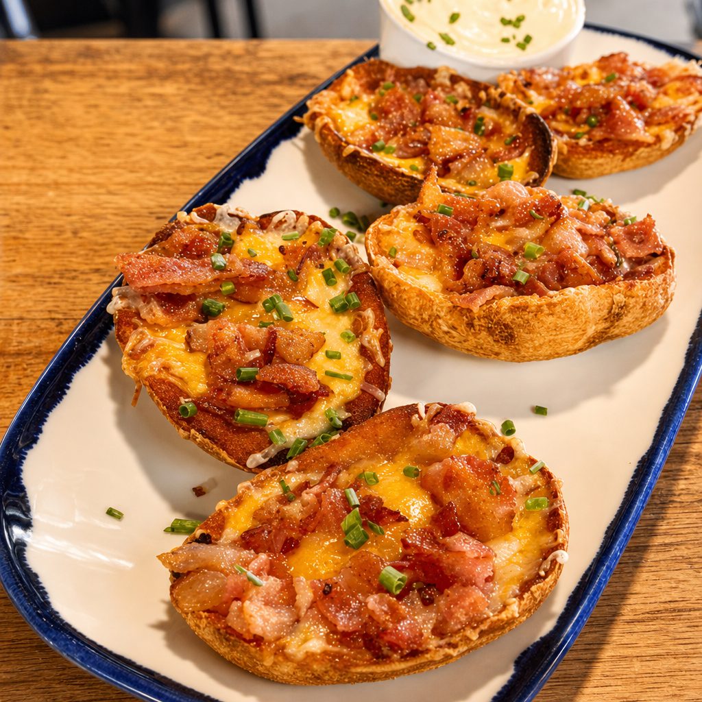 Loaded Potato Skins.