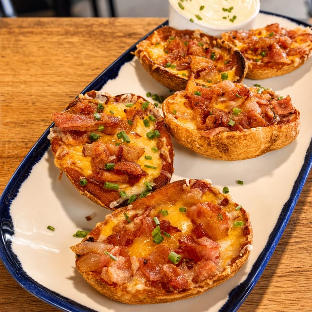 Loaded Potato Skins.