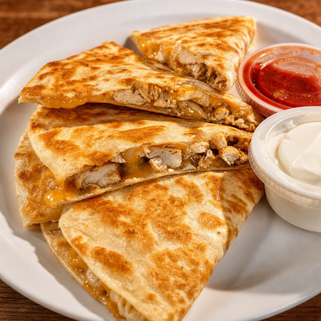 Chicken Quesadilla.