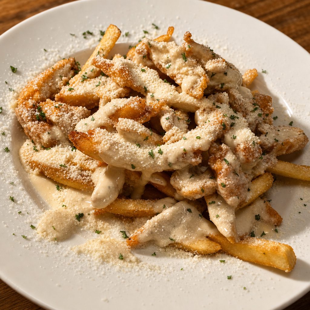 Garlic Parmesan Fries / Tots.