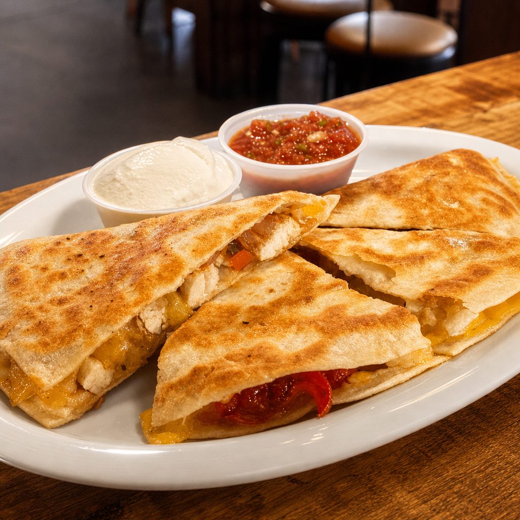 Chicken Fajita Quesadilla.