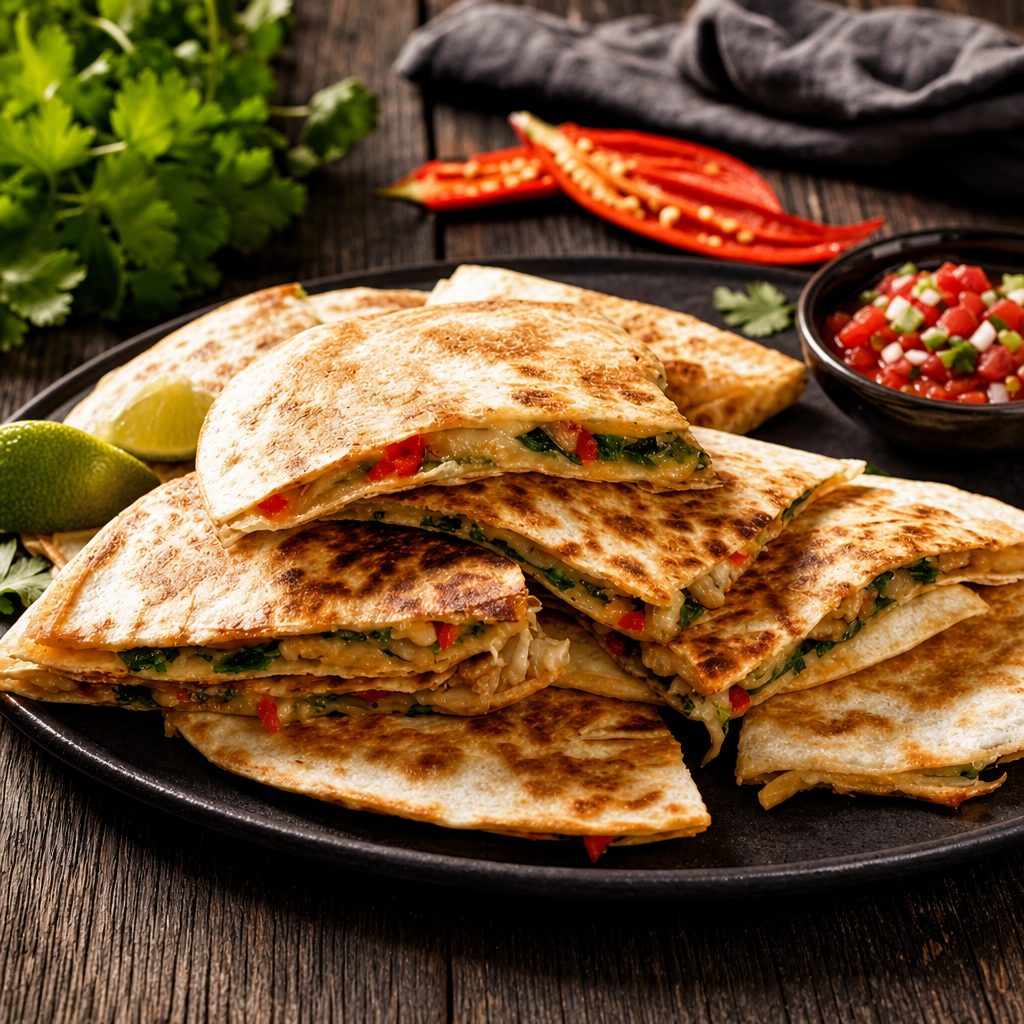 BBQ Chicken Quesadilla.